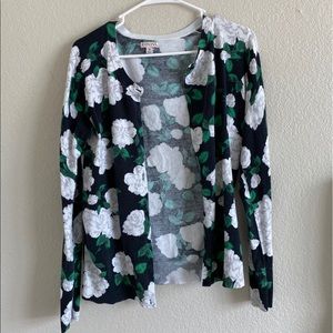 Merona Floral Cardigan